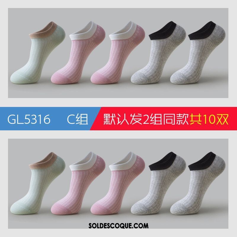 Chaussette Femme Antidérapant Silicone Chaussette Courte Ultra Charmant Soldes