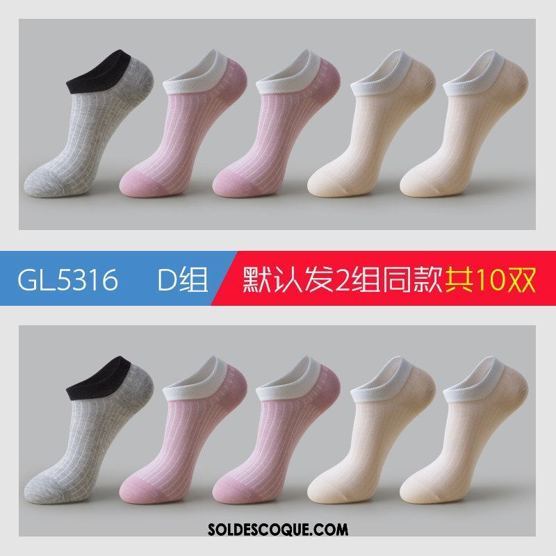 Chaussette Femme Antidérapant Silicone Chaussette Courte Ultra Charmant Soldes