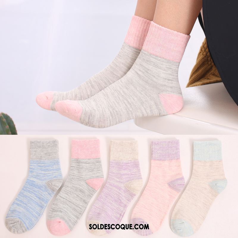 Chaussette Femme Bouche Peu Profonde Section Mince Été Charmant Coton En Ligne