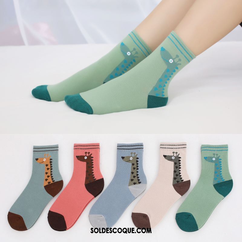 Chaussette Femme Bouche Peu Profonde Section Mince Été Charmant Coton En Ligne