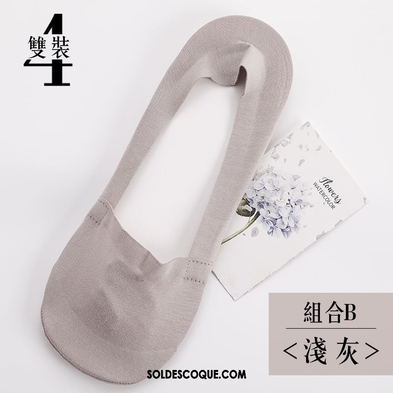 Chaussette Femme Charmant Chaussette Basse Coupée Été Bouche Peu Profonde Section Mince En Ligne