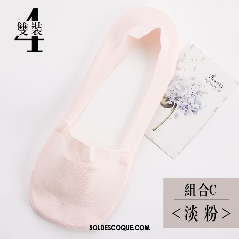 Chaussette Femme Charmant Chaussette Basse Coupée Été Bouche Peu Profonde Section Mince En Ligne