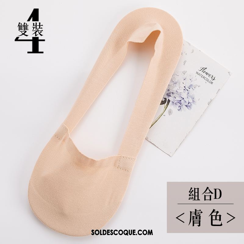 Chaussette Femme Charmant Chaussette Basse Coupée Été Bouche Peu Profonde Section Mince En Ligne