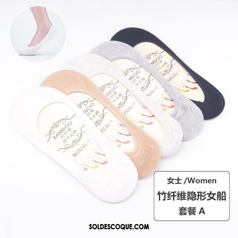 Chaussette Femme Charmant Section Mince Silicone Été Chaussette Courte En Ligne