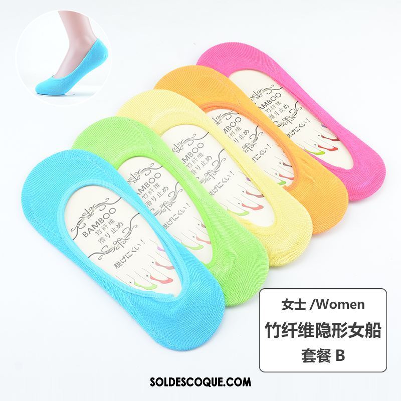 Chaussette Femme Charmant Section Mince Silicone Été Chaussette Courte En Ligne