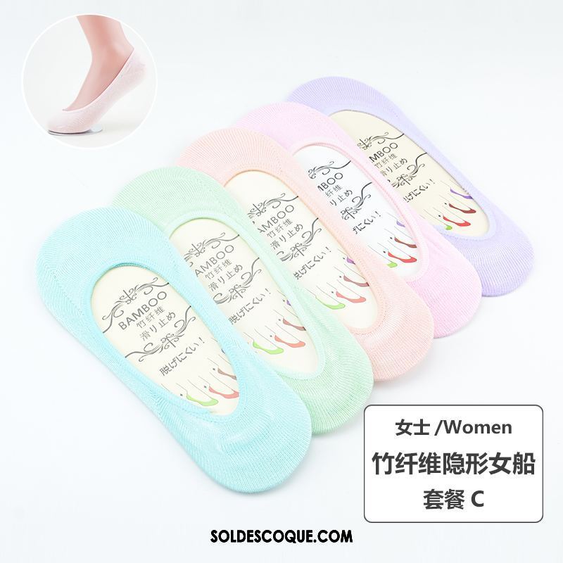 Chaussette Femme Charmant Section Mince Silicone Été Chaussette Courte En Ligne