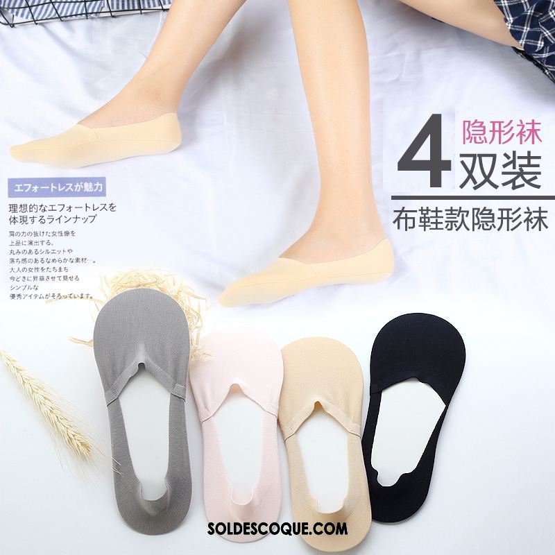 Chaussette Femme Chaussette Basse Coupée Bouche Peu Profonde Section Mince Invisible L'automne En Ligne