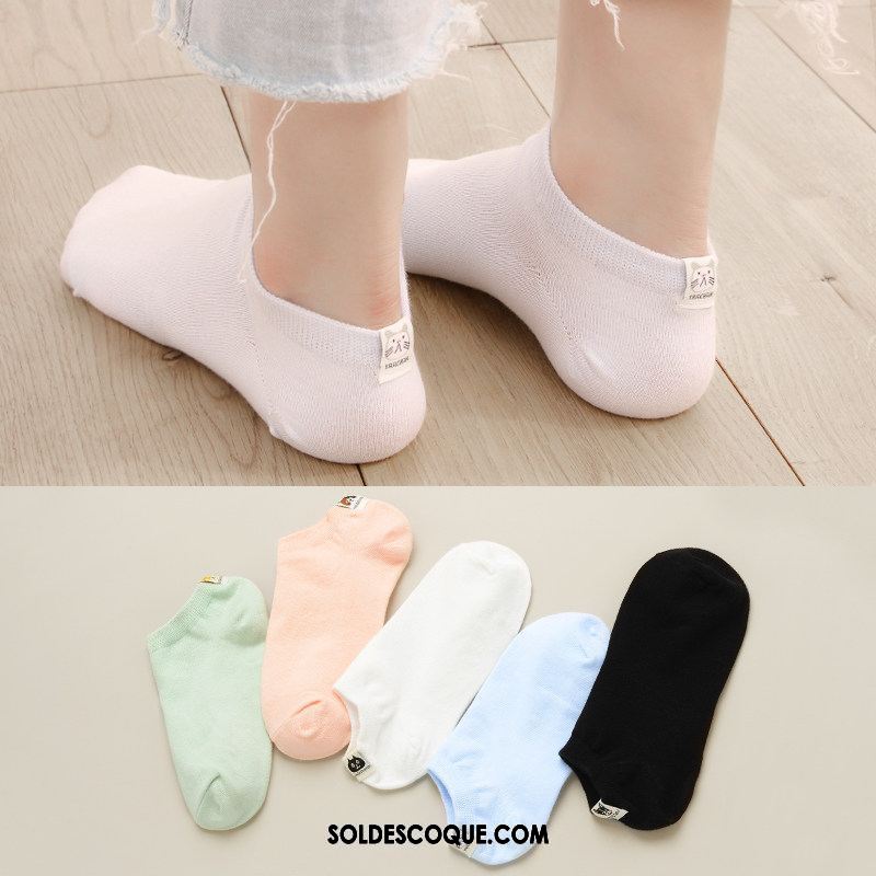 Chaussette Femme Chaussette Basse Coupée Chaussette Courte Invisible Charmant Antidérapant Soldes