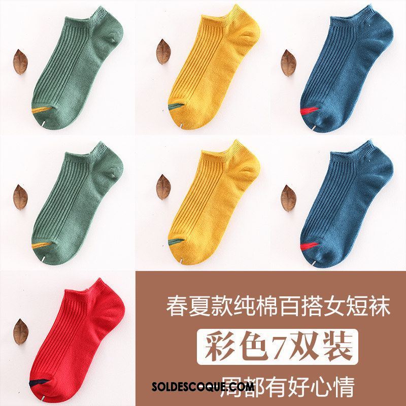 Chaussette Femme Chaussette Basse Coupée Gris Bouche Peu Profonde Été Chaussette Courte Pas Cher