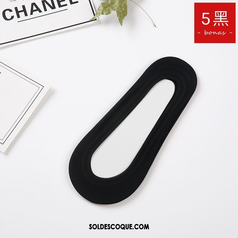 Chaussette Femme Chaussette Basse Coupée Silicone Été Bouche Peu Profonde Antidérapant En Ligne