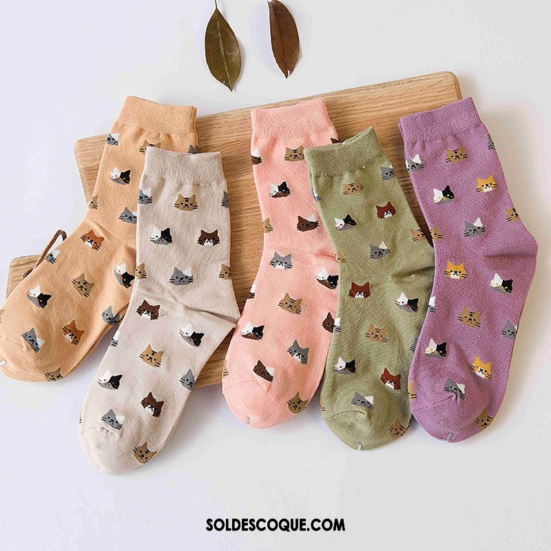 Chaussette Femme Chaussette Basse Coupée Étudiant Coton Chaussette Courte Été Pas Cher