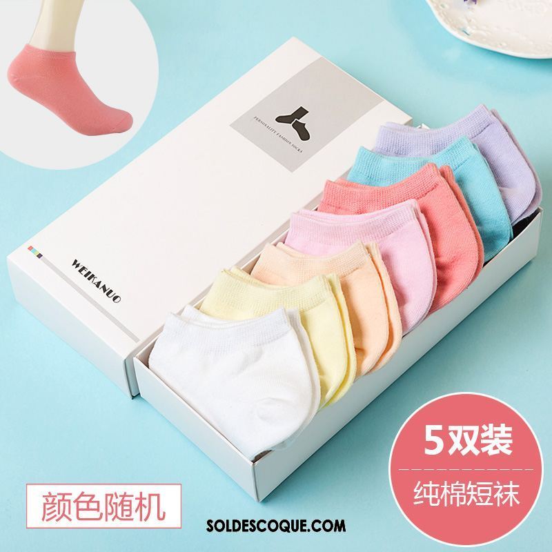 Chaussette Femme Chaussette Basse Coupée Été Bouche Peu Profonde Silicone Invisible En Vente