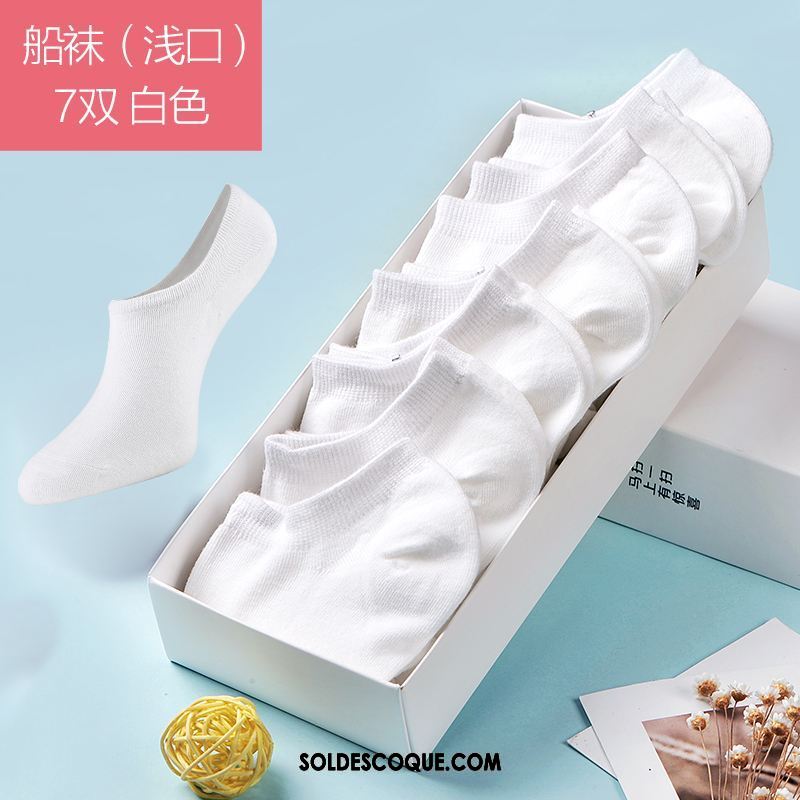 Chaussette Femme Chaussette Basse Coupée Été Bouche Peu Profonde Silicone Invisible En Vente