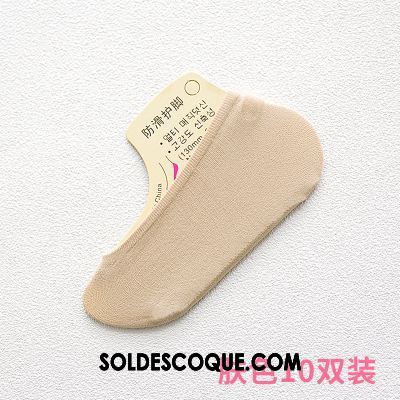 Chaussette Femme Chaussette Courte Bouche Peu Profonde Pure Couleur Chaussette Basse Coupée Faible Pas Cher