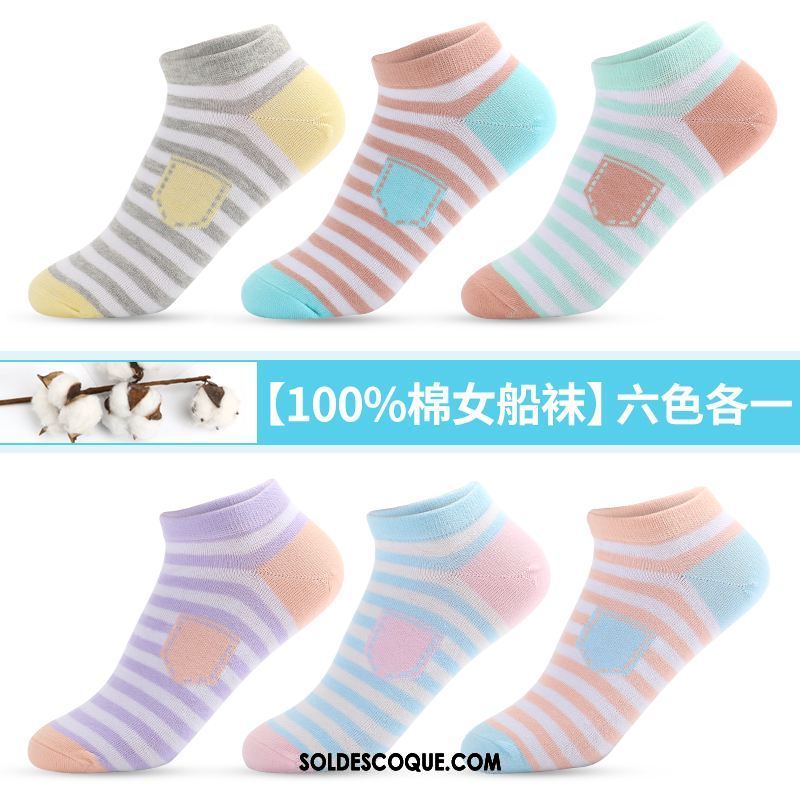 Chaussette Femme Chaussette Courte Invisible Chaussette Basse Coupée Charmant Faible Pas Cher