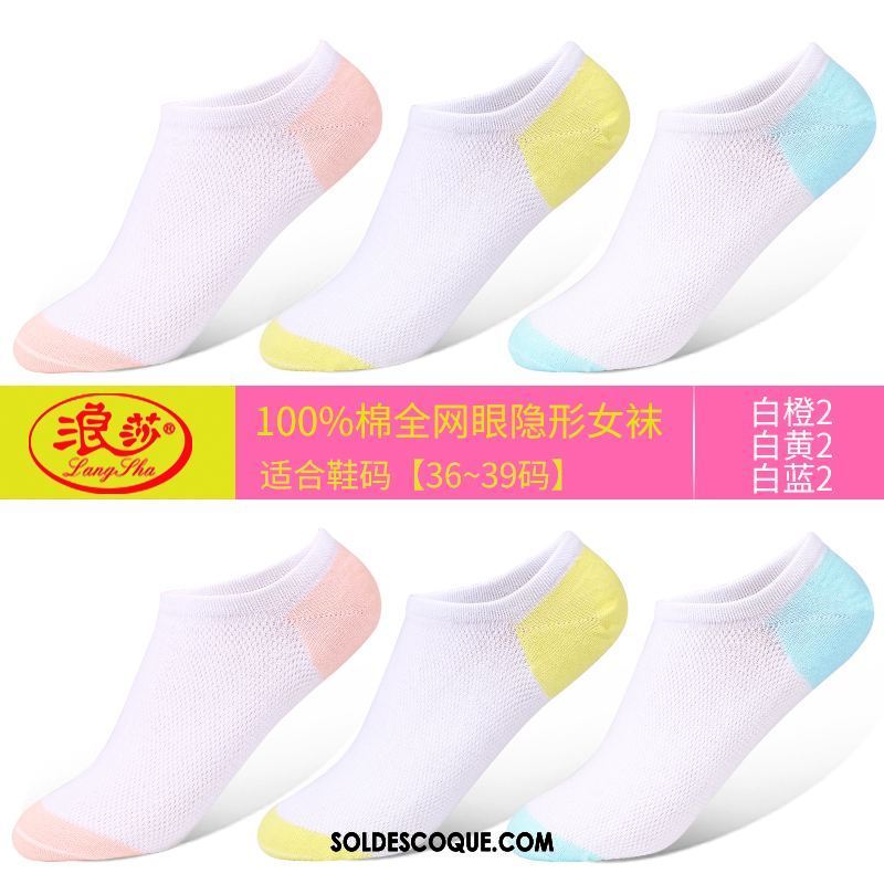 Chaussette Femme Chaussette Courte Invisible Chaussette Basse Coupée Charmant Faible Pas Cher