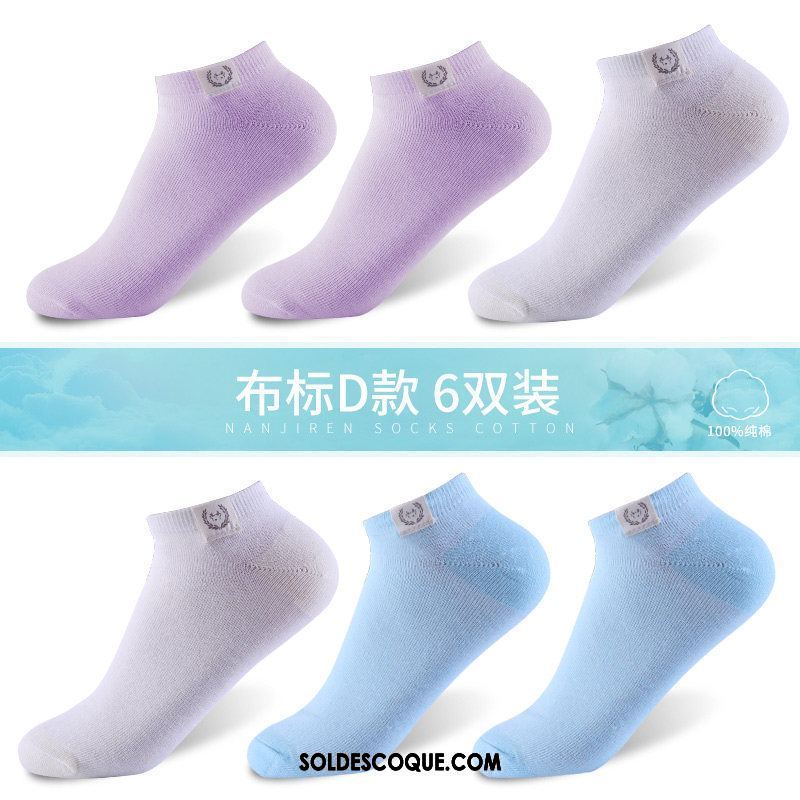 Chaussette Femme Chaussettes En Coton Gris Chaussette Basse Coupée Chaussette Courte Tendance France