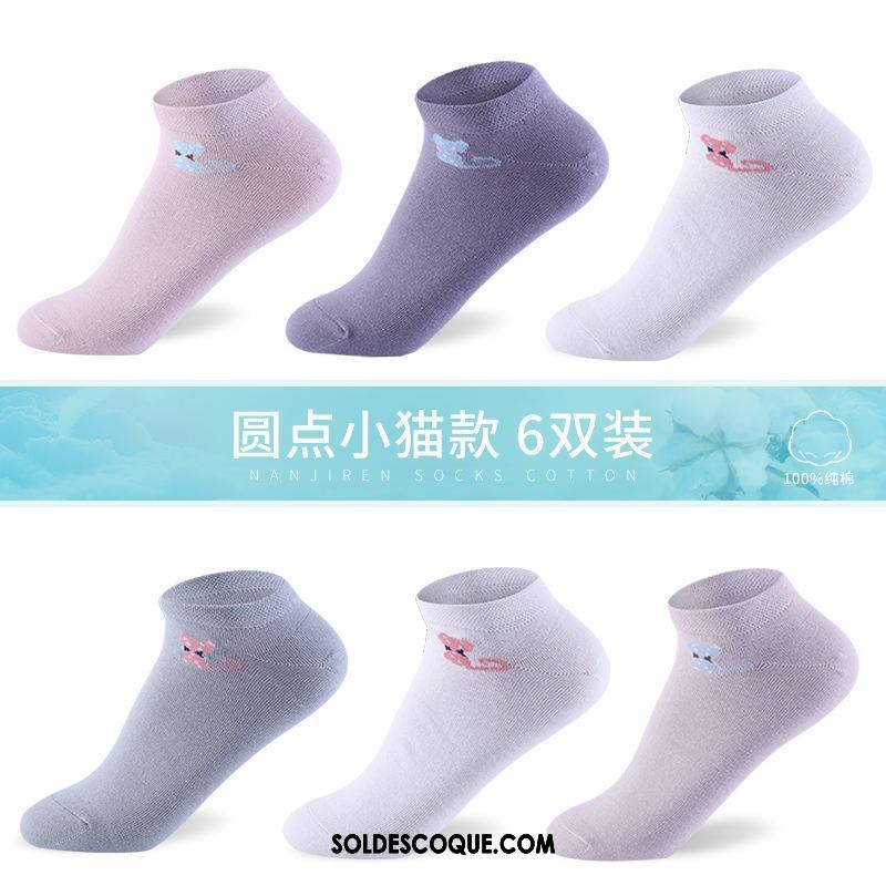 Chaussette Femme Chaussettes En Coton Gris Chaussette Basse Coupée Chaussette Courte Tendance France