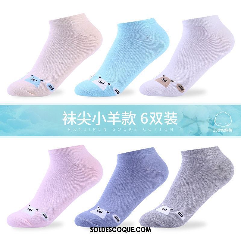 Chaussette Femme Chaussettes En Coton Gris Chaussette Basse Coupée Chaussette Courte Tendance France