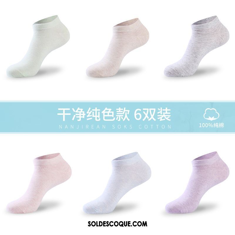 Chaussette Femme Chaussettes En Coton Gris Chaussette Basse Coupée Chaussette Courte Tendance France