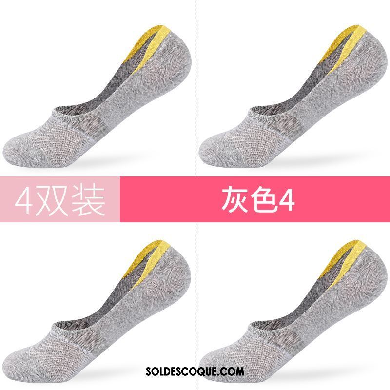 Chaussette Femme Coton Chaussette Basse Coupée Été Faible Invisible En Ligne