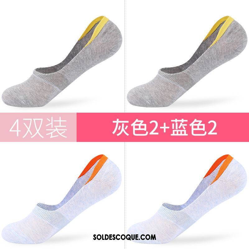 Chaussette Femme Coton Chaussette Basse Coupée Été Faible Invisible En Ligne