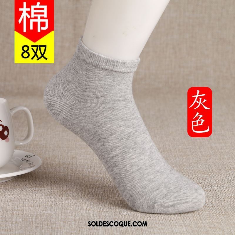 Chaussette Femme Coton Section Mince Chaussette Basse Coupée Été Gris France