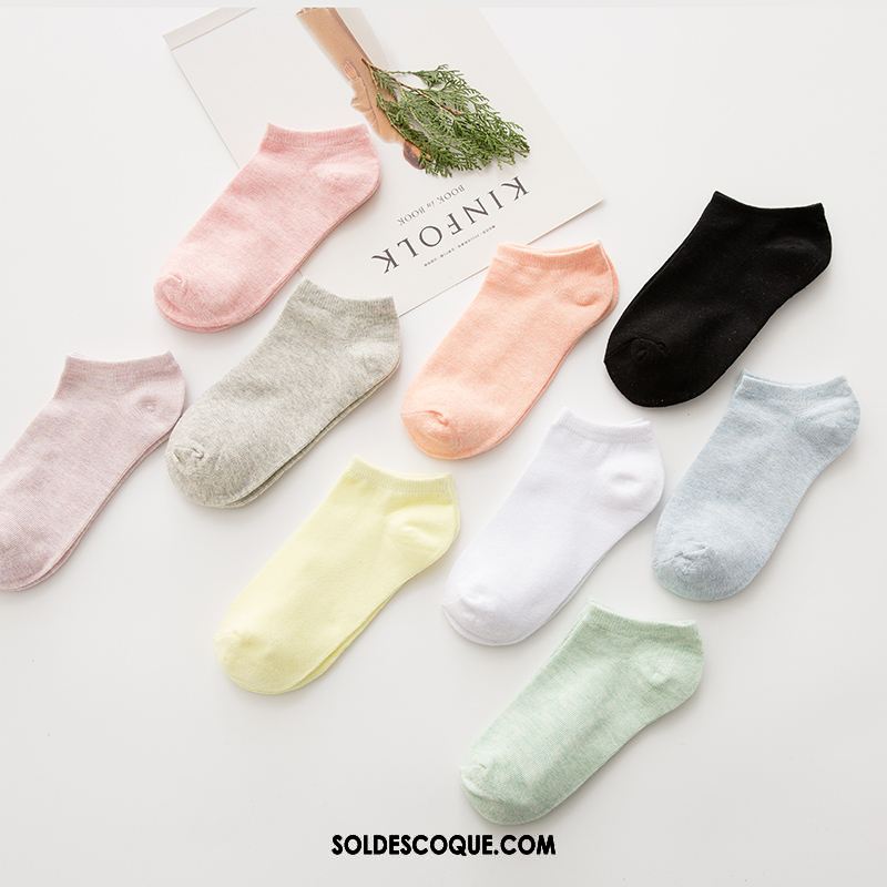 Chaussette Femme Coton Été Anti-odeur Bouche Peu Profonde Taille Basse Pas Cher