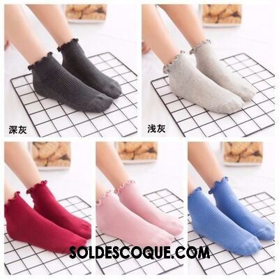 Chaussette Femme Dentelle Coton Chaussette Courte Bois Tendance En Vente