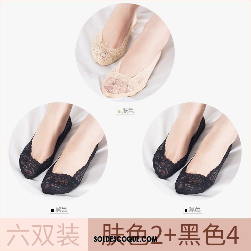 Chaussette Femme Dentelle Été Invisible Section Mince Chaussette Basse Coupée En Ligne