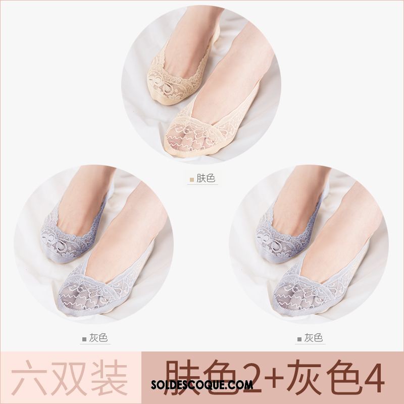 Chaussette Femme Dentelle Été Invisible Section Mince Chaussette Basse Coupée En Ligne