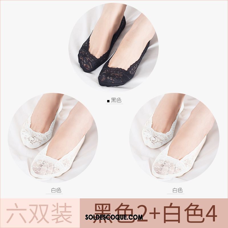 Chaussette Femme Dentelle Été Invisible Section Mince Chaussette Basse Coupée En Ligne