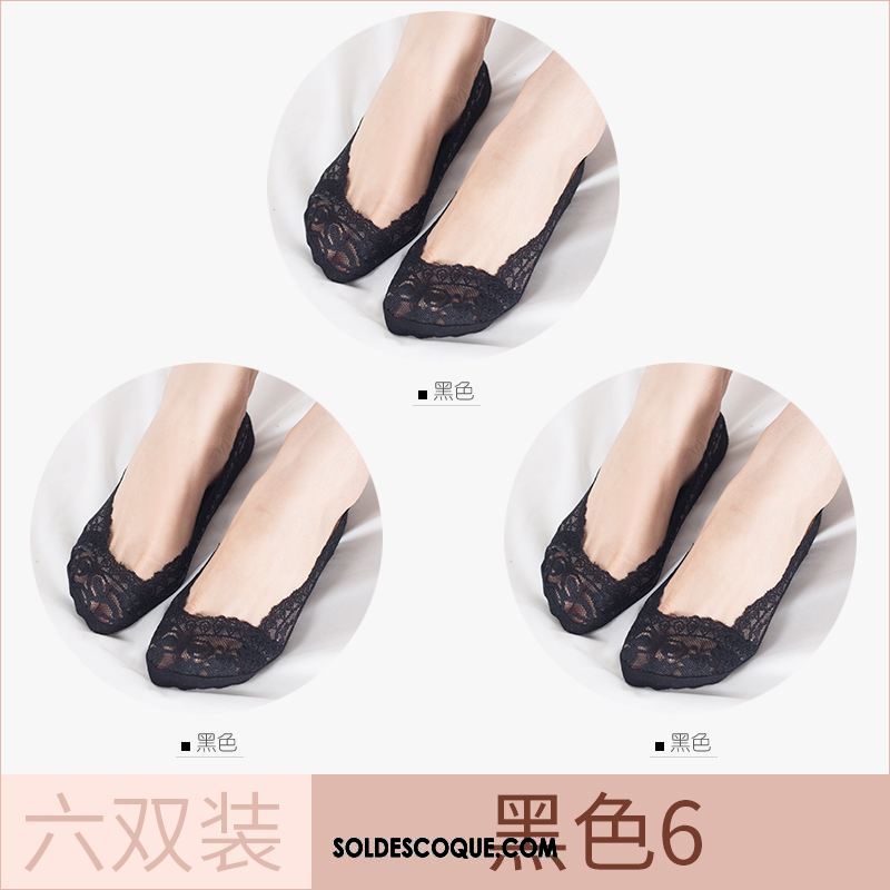 Chaussette Femme Dentelle Été Invisible Section Mince Chaussette Basse Coupée En Ligne