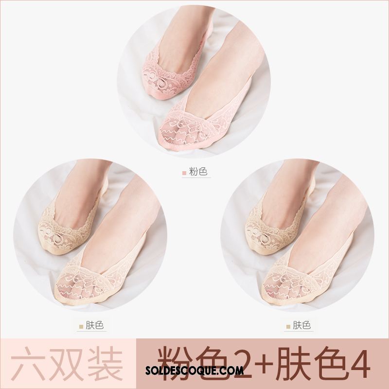 Chaussette Femme Dentelle Été Invisible Section Mince Chaussette Basse Coupée En Ligne