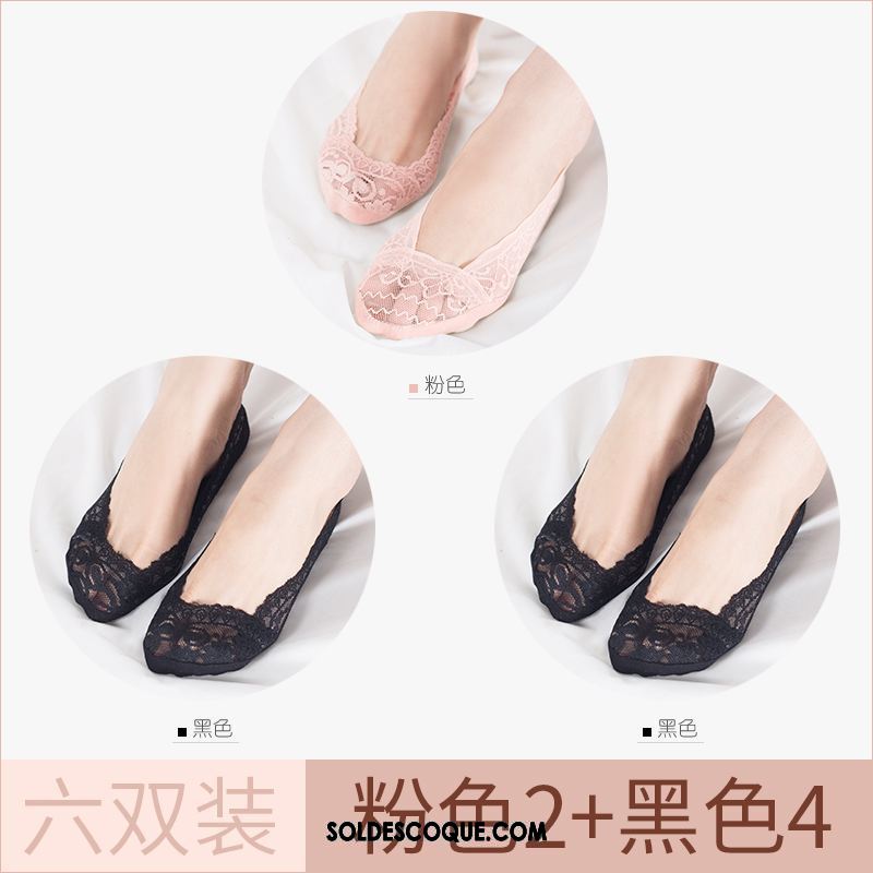 Chaussette Femme Dentelle Été Invisible Section Mince Chaussette Basse Coupée En Ligne