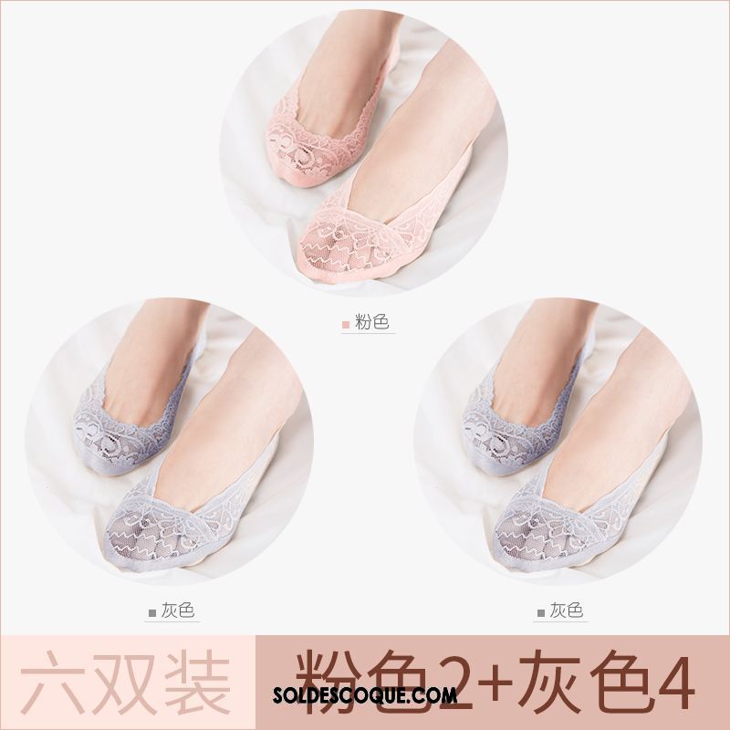 Chaussette Femme Dentelle Été Invisible Section Mince Chaussette Basse Coupée En Ligne