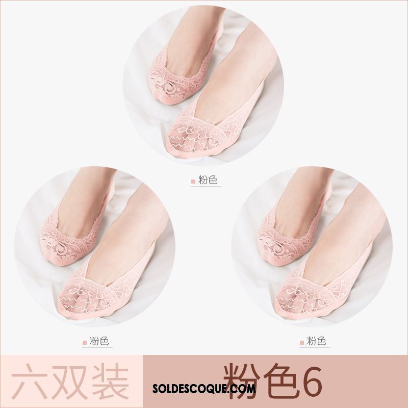 Chaussette Femme Dentelle Été Invisible Section Mince Chaussette Basse Coupée En Ligne