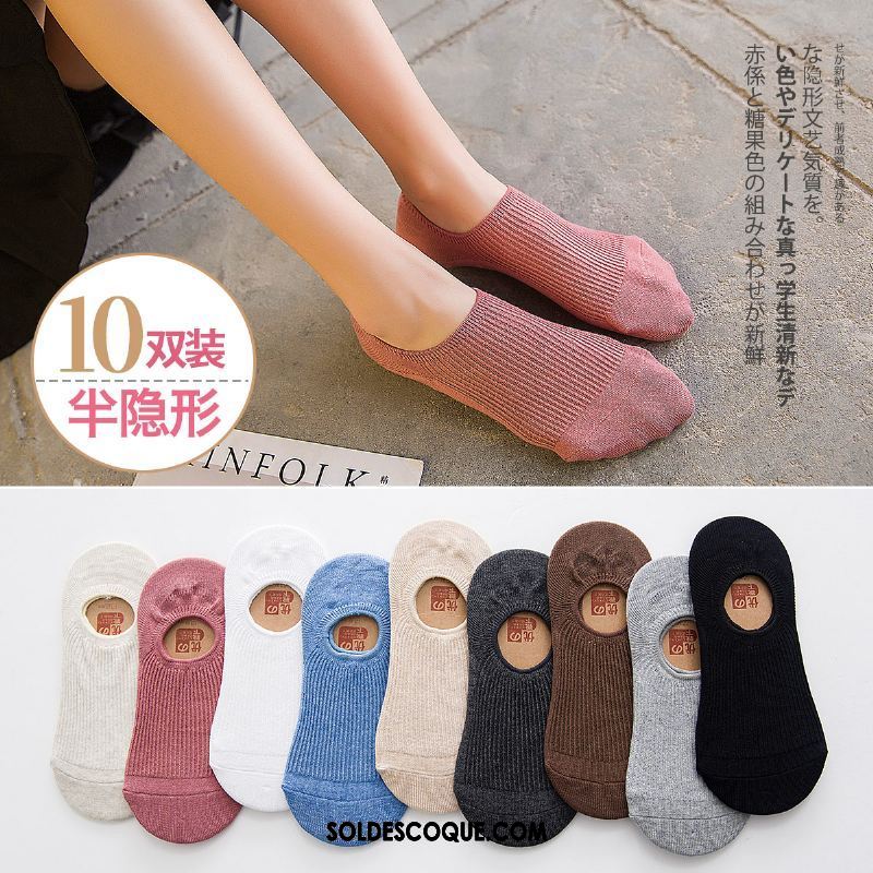 Chaussette Femme Faible Antidérapant Chaussette Basse Coupée Invisible Section Mince En Ligne