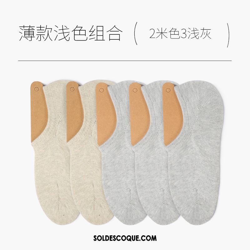 Chaussette Femme Homme Chaussettes En Coton Court Gris Faible En Vente