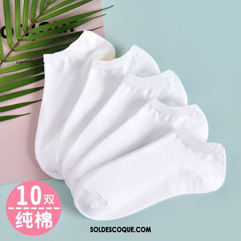 Chaussette Femme Multicolore Chaussette Basse Coupée Étudiant Charmant Blanc En Vente