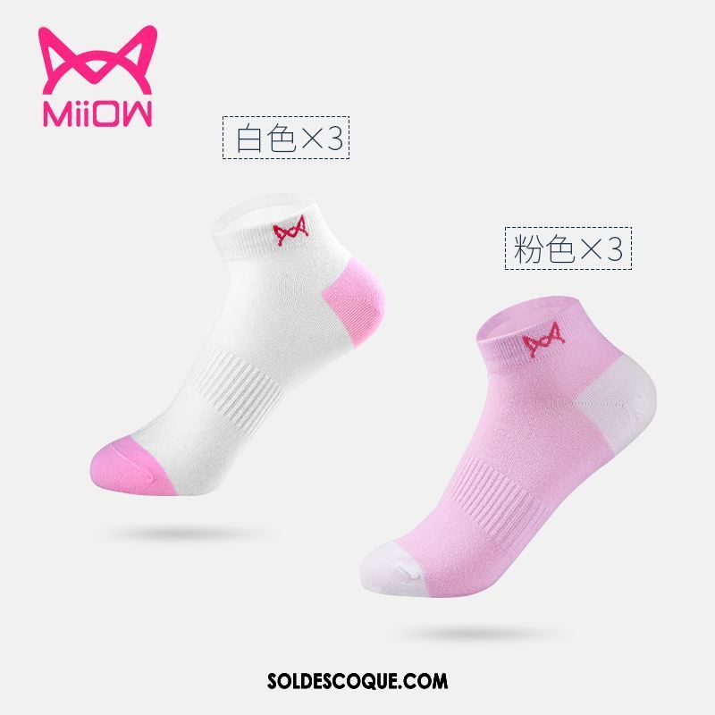 Chaussette Femme Respirant Chaussettes En Coton Chaussette Basse Coupée Rose Chaussette Courte En Ligne