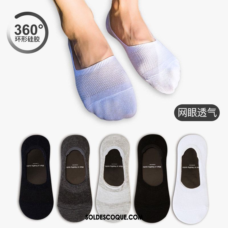 Chaussette Femme Silicone Chaussette Basse Coupée Chaussette Courte Coton Charmant Soldes