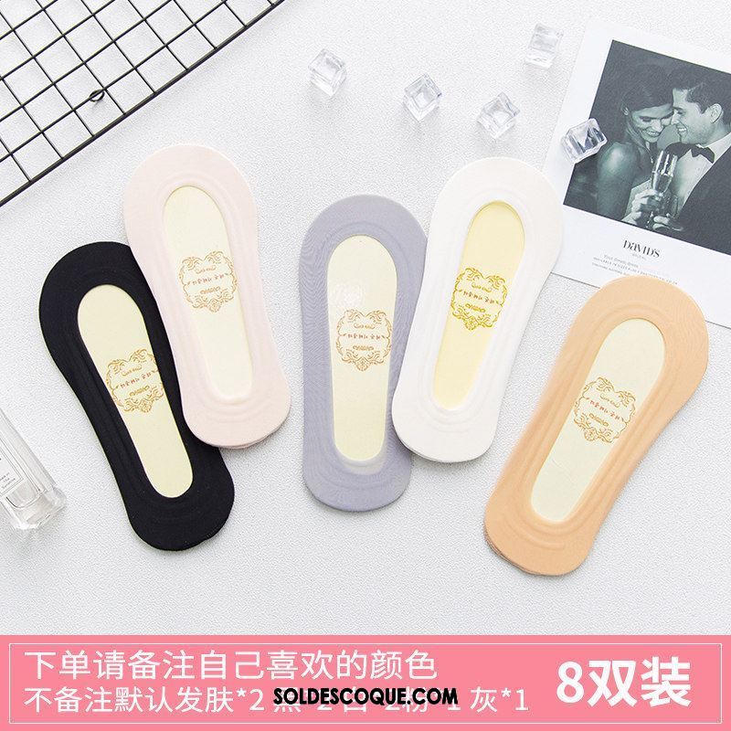 Chaussette Femme Silicone Invisible Chaussette Basse Coupée Bouche Peu Profonde Dentelle Pas Cher