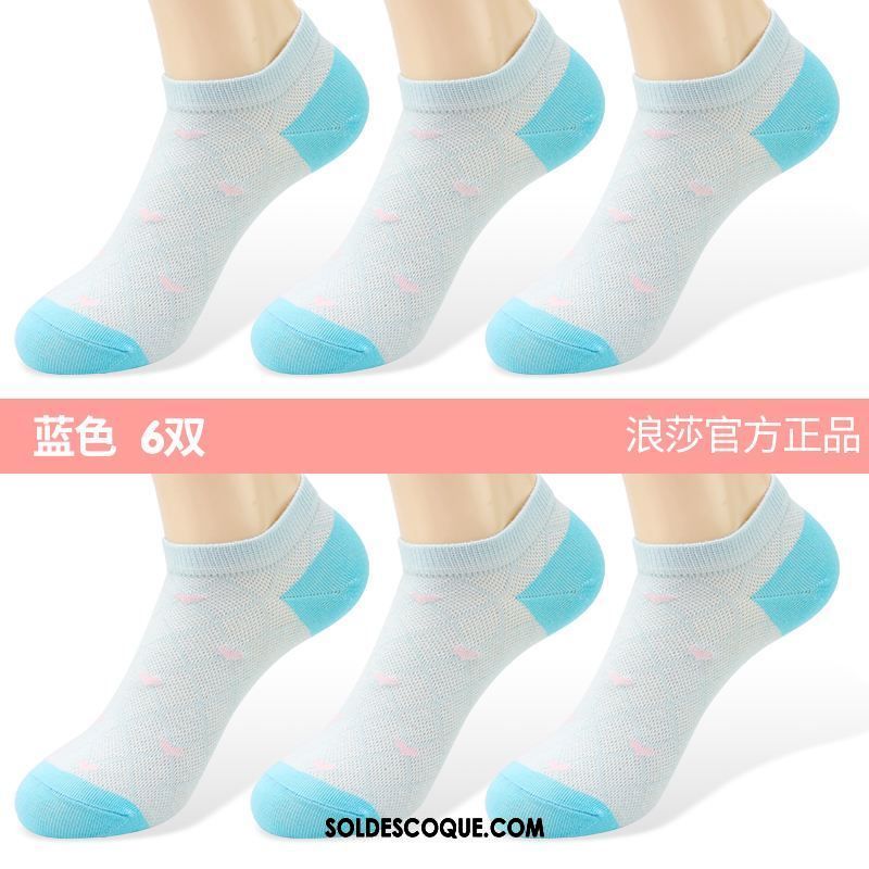 Chaussette Femme Transpiration Section Mince Chaussettes En Coton Chaussette Basse Coupée Anti-odeur Pas Cher