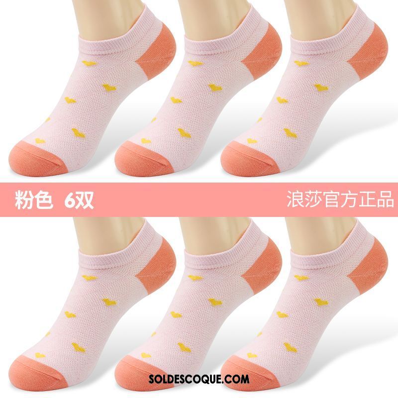 Chaussette Femme Transpiration Section Mince Chaussettes En Coton Chaussette Basse Coupée Anti-odeur Pas Cher