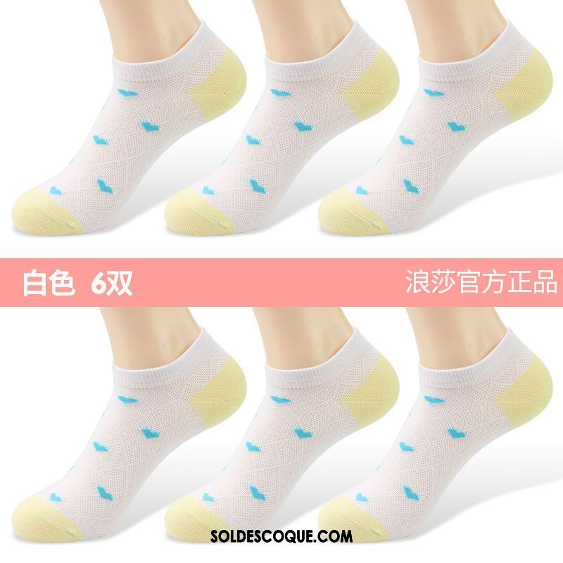 Chaussette Femme Transpiration Section Mince Chaussettes En Coton Chaussette Basse Coupée Anti-odeur Pas Cher