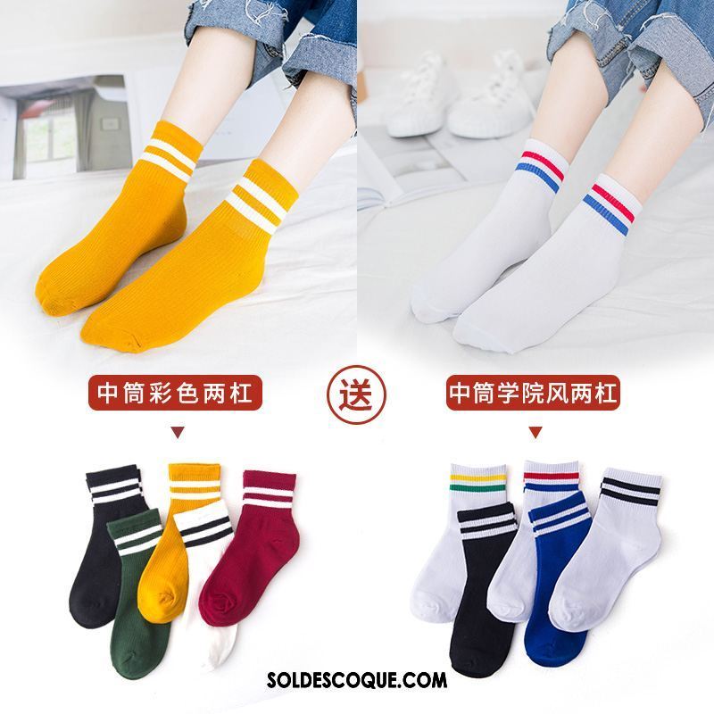 Chaussette Femme Vent De L'université Chaussette Basse Coupée Charmant Bouche Peu Profonde Coton Soldes