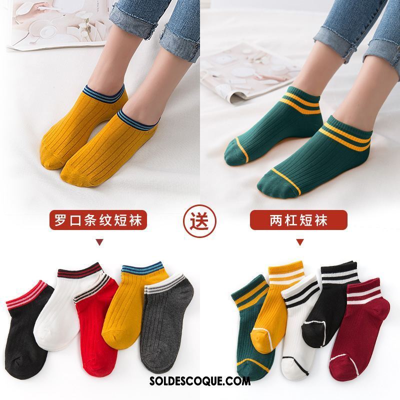 Chaussette Femme Vent De L'université Chaussette Basse Coupée Charmant Bouche Peu Profonde Coton Soldes