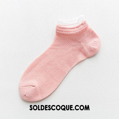 Chaussette Femme Été Chaussette Courte Très Mince Dentelle Coton En Vente