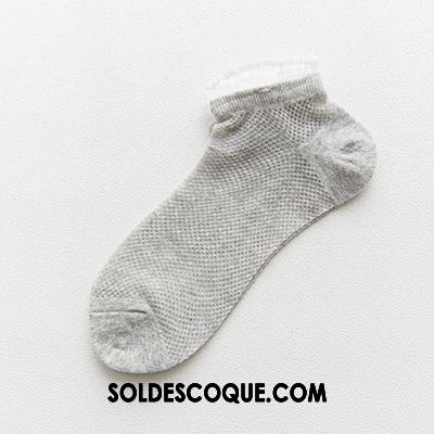 Chaussette Femme Été Chaussette Courte Très Mince Dentelle Coton En Vente